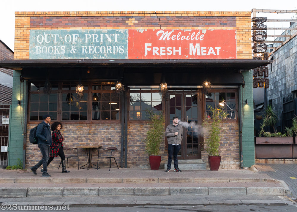 Outside Mooteebar on 4th Avenue in Melville