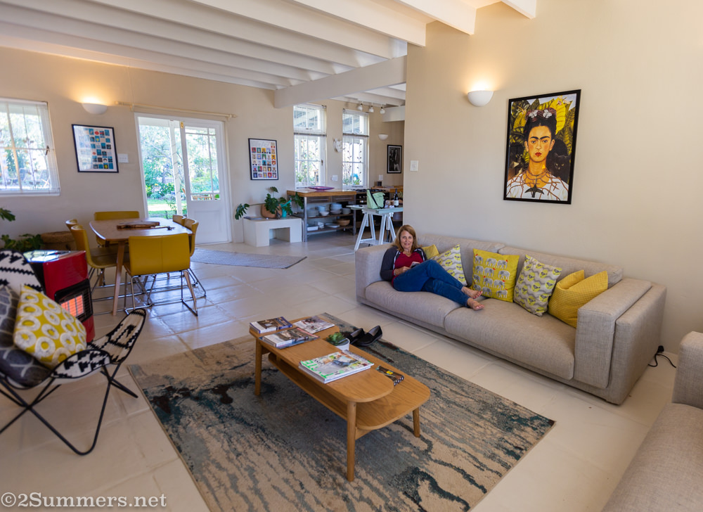 Mom at Rose House in McGregor