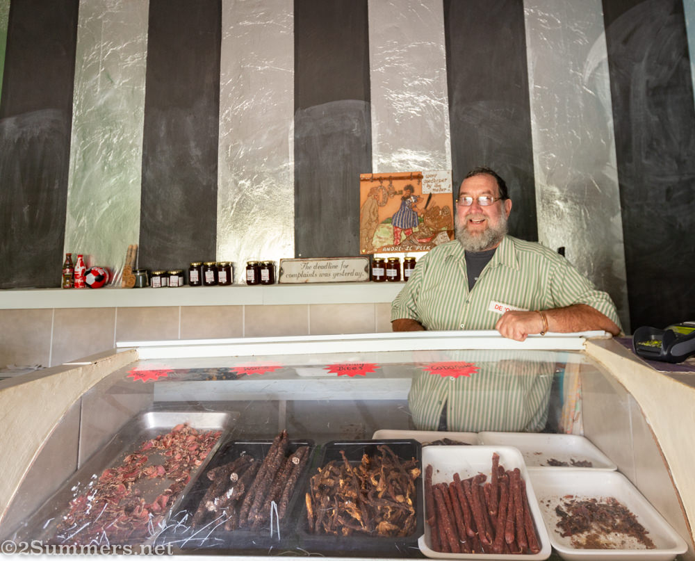 Biltong shop in Barrydale