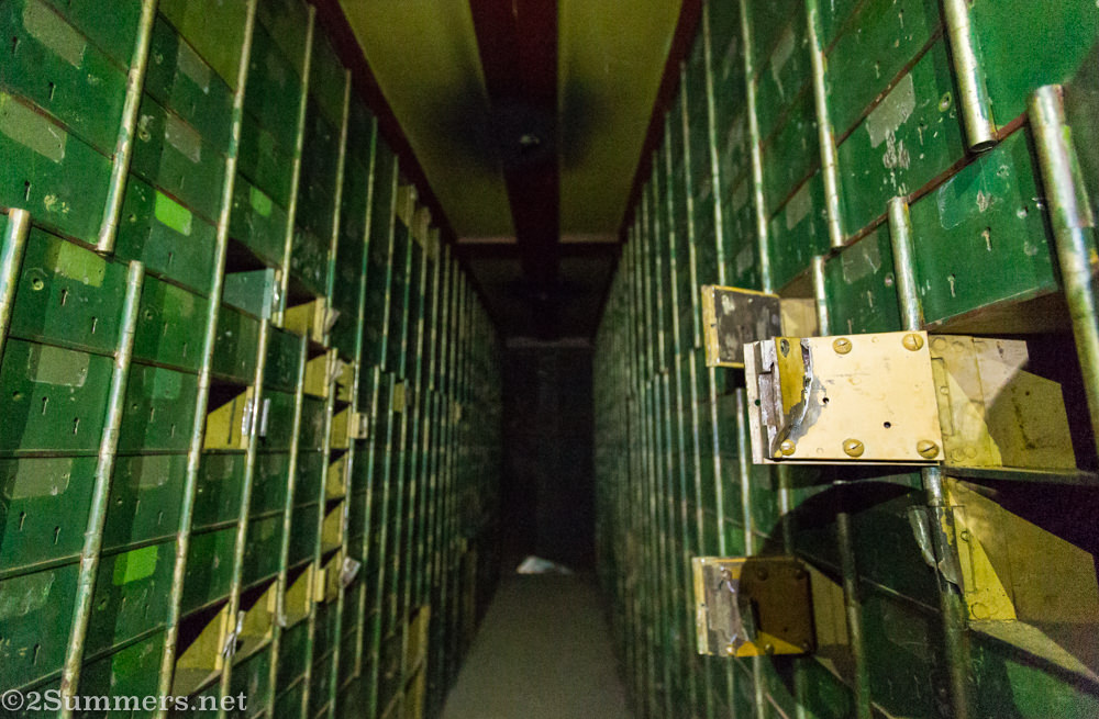 Safety deposit boxes at Somerset House