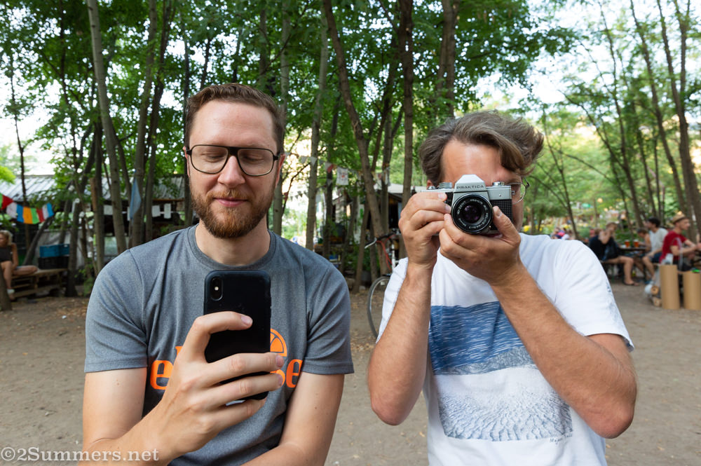 Stephan and Joerg in Berlin