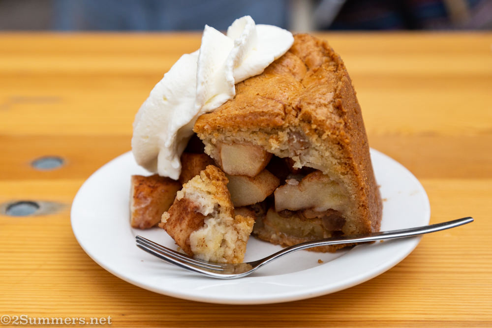 Dutch apple pie from Amsterdam