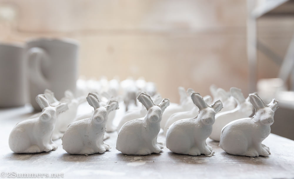 Ceramic bunnies