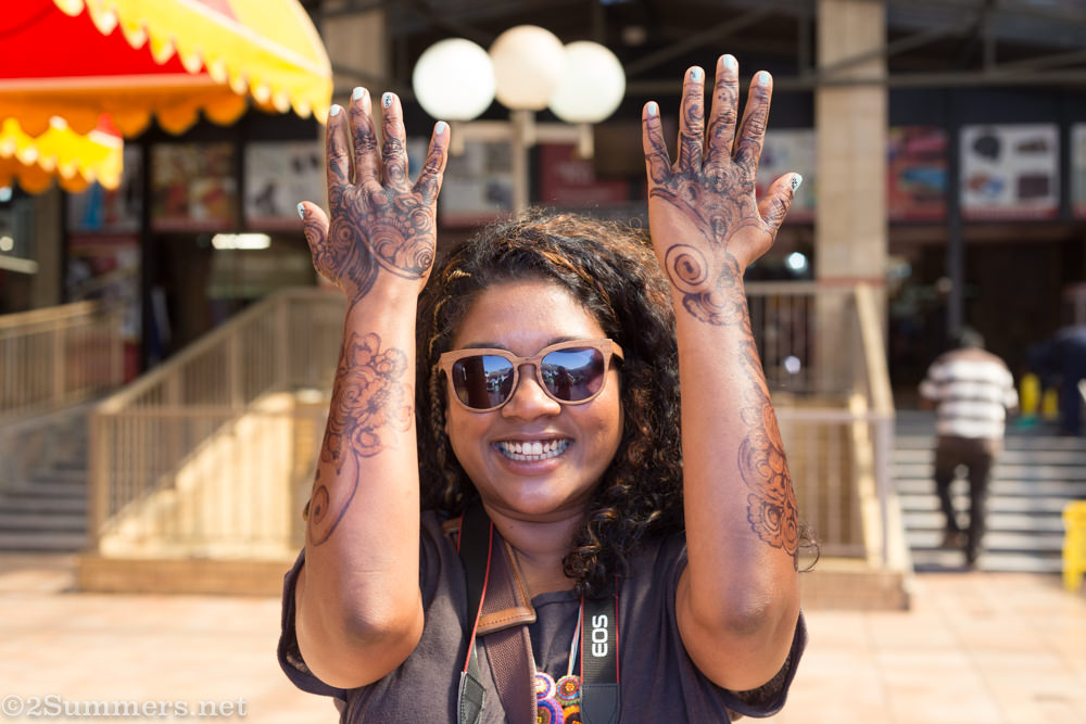 Meruschka at the Oriental Plaza