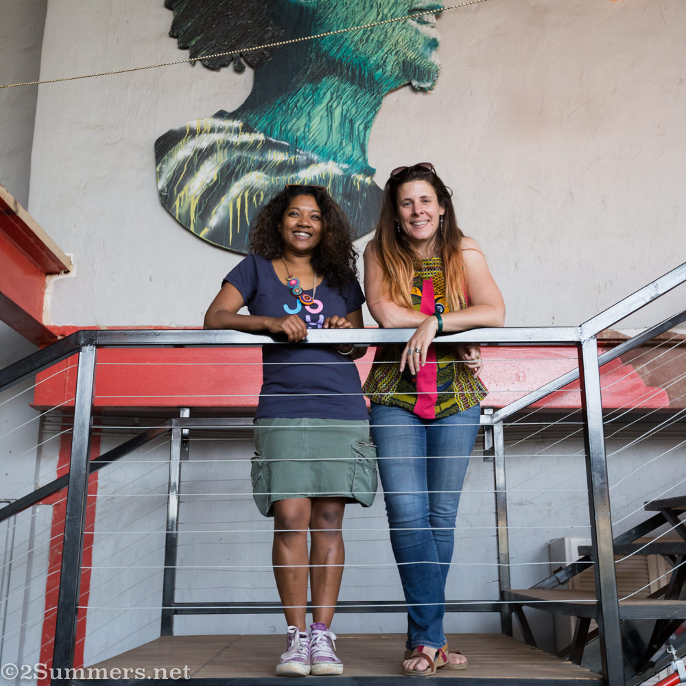 Meruschka and Heather #WalkMyCity