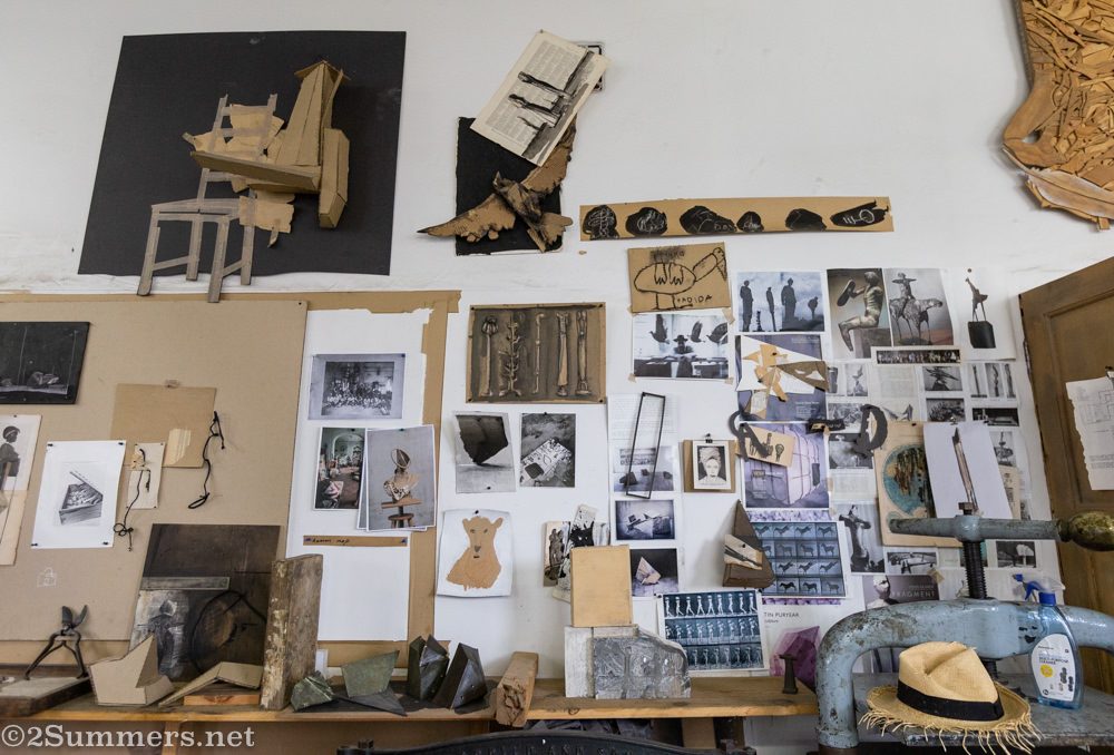 Studio of Louis Olivier in Workhorse Bronze Foundry.