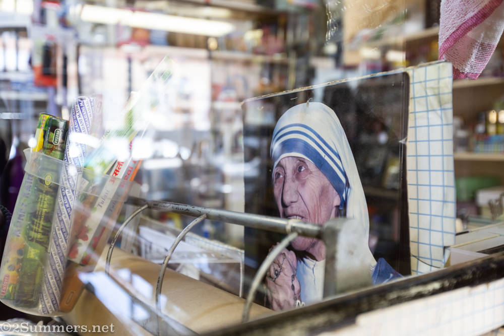 Photo of Mother Theresa at Langwan Cleaners