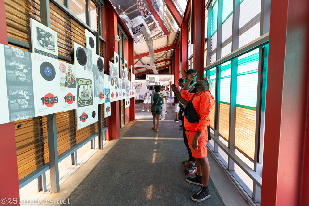Music section in the Alexandra Heritage Centre.