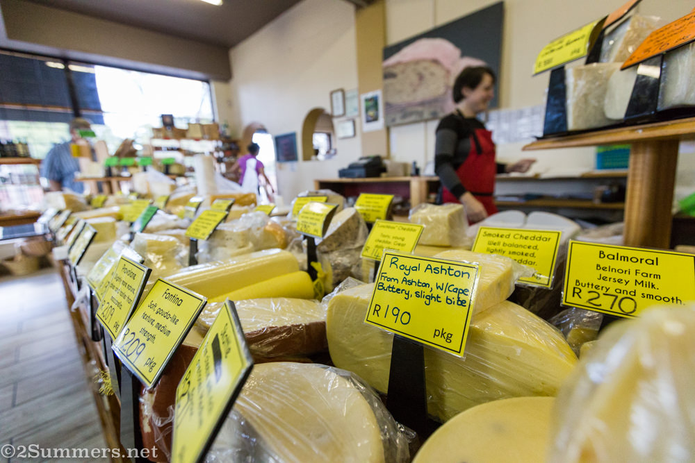 Cheese counter at Cheese Gourmet
