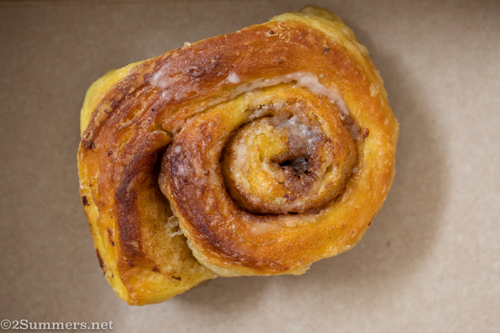 Fussy Vegan cinnamon roll
