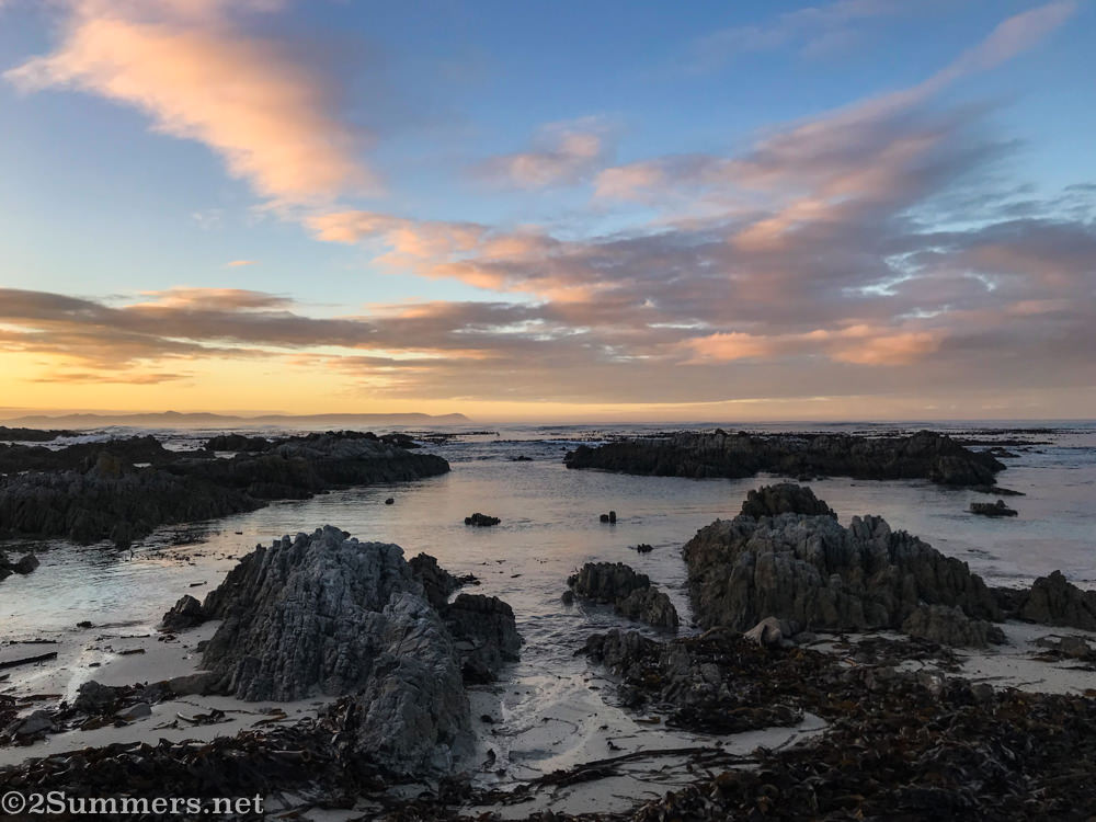 Sunrise at Breakfast Bay Beach, Vermont.