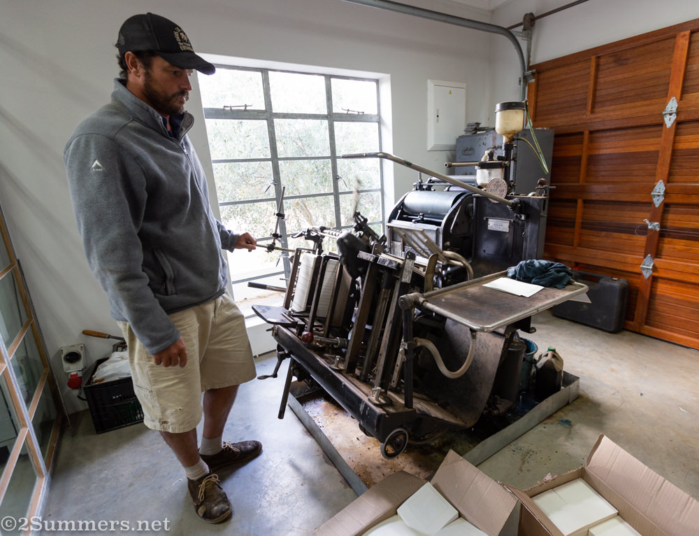Printer at Porseleinberg