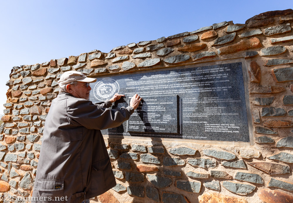 Charles Leach Anglo-Boer war monument near Elim