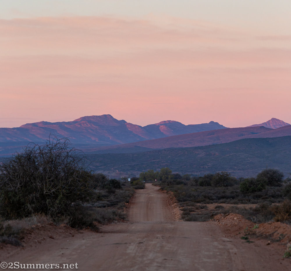 Oudtshoorn sunrise