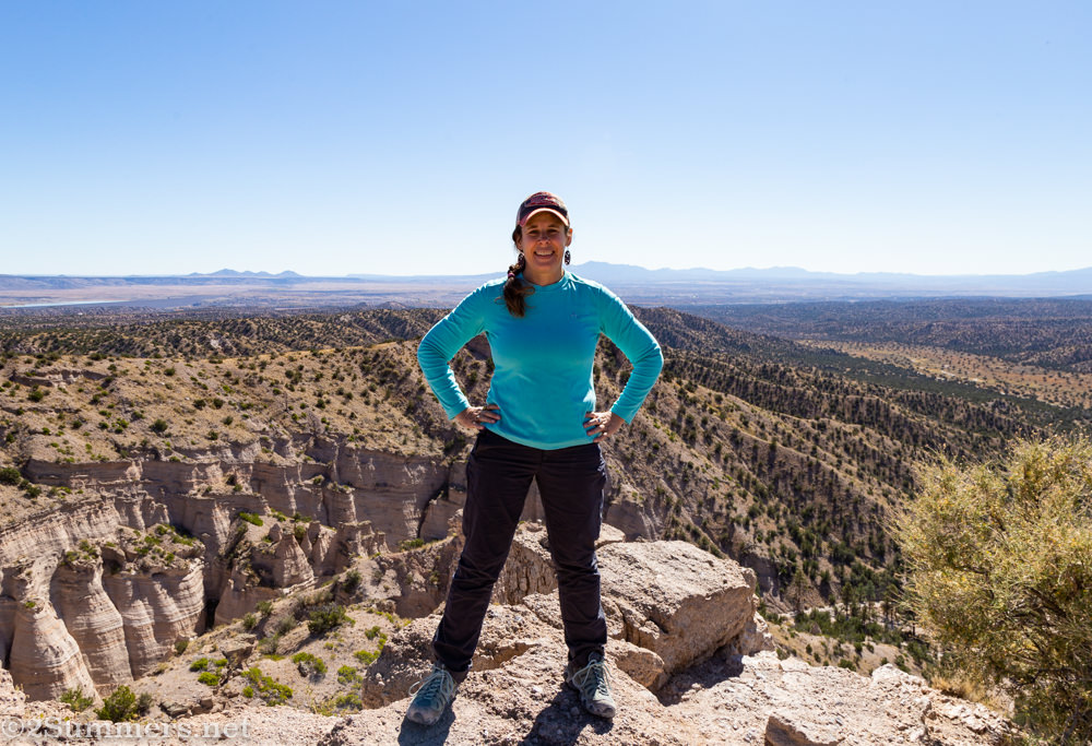 View from the top of Tent Rocks