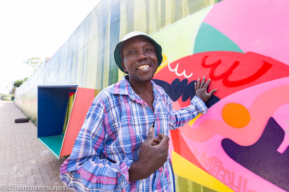 Moses at S-bend mural