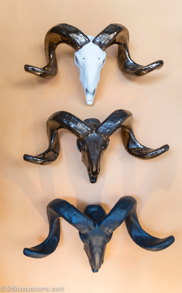 Buck heads at Rialheim