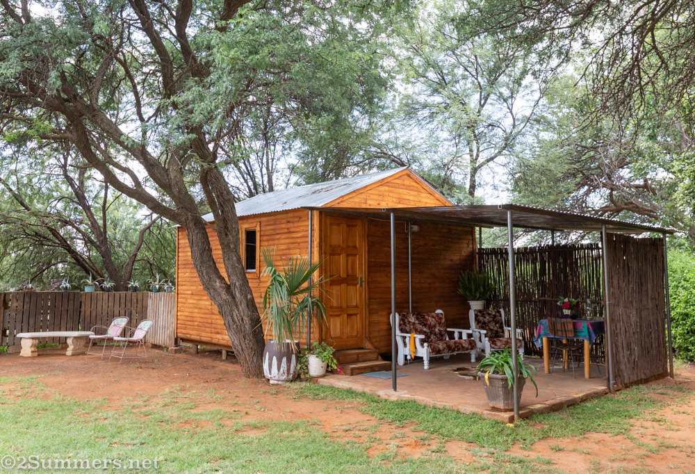 Wooden cabin at Rust & Vrede B&B