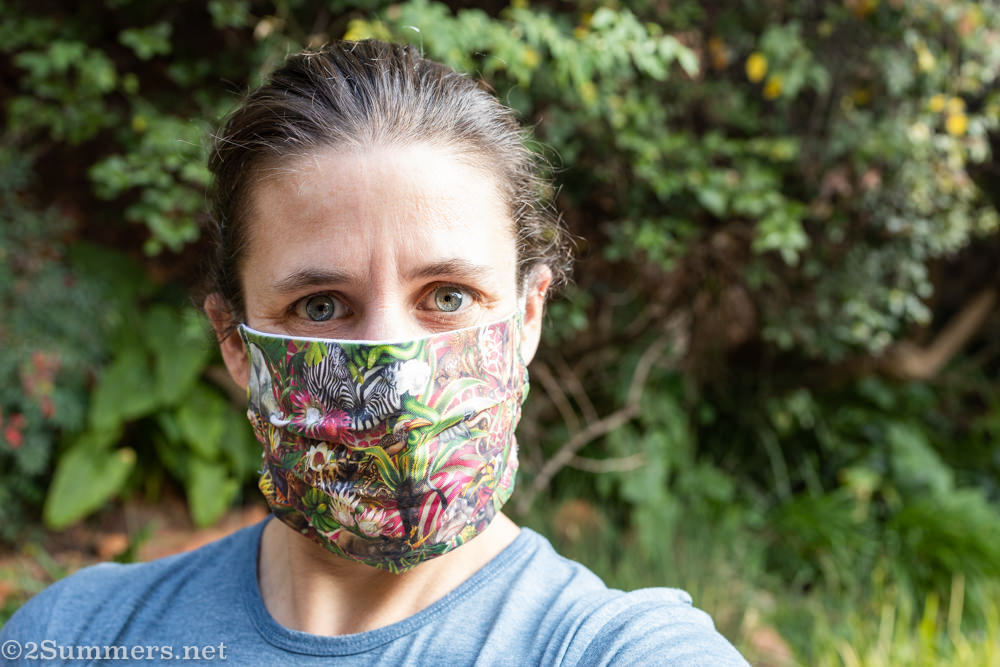 Heather in new mask from Whimsical Collection