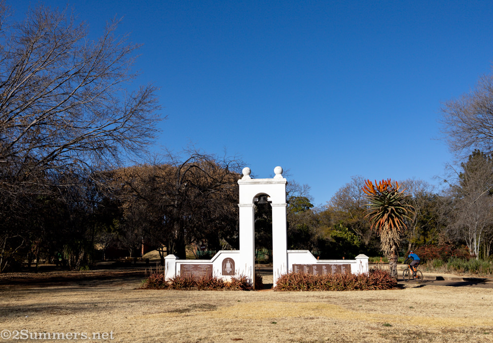 Hugenot Memorial in Johannesburg Botanical Gardens