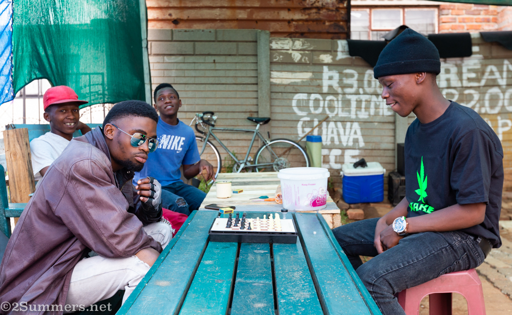 Chess match in Katlehong