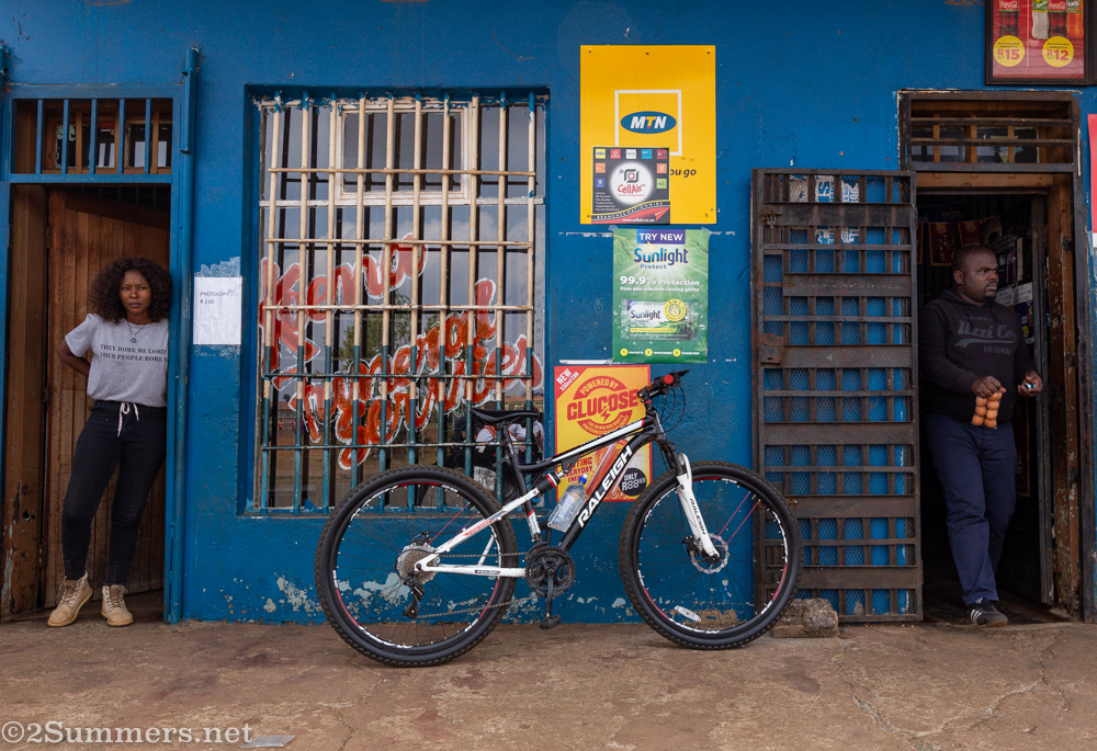 A spaza shop in Thokoza