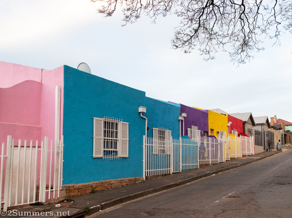 Painted houses in Troyeville