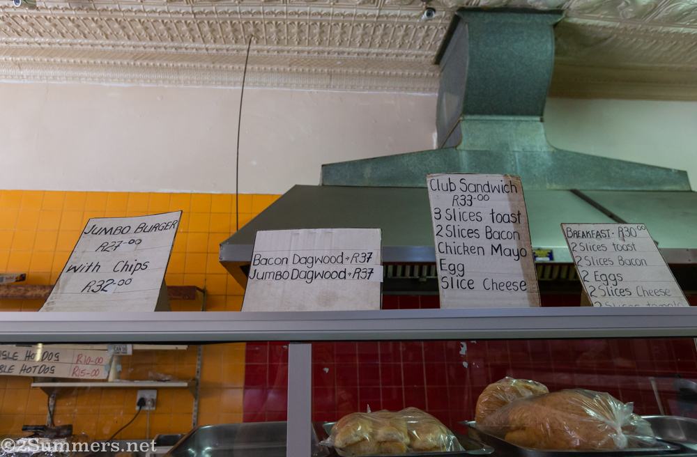 Menu at Peter’s Food Centre