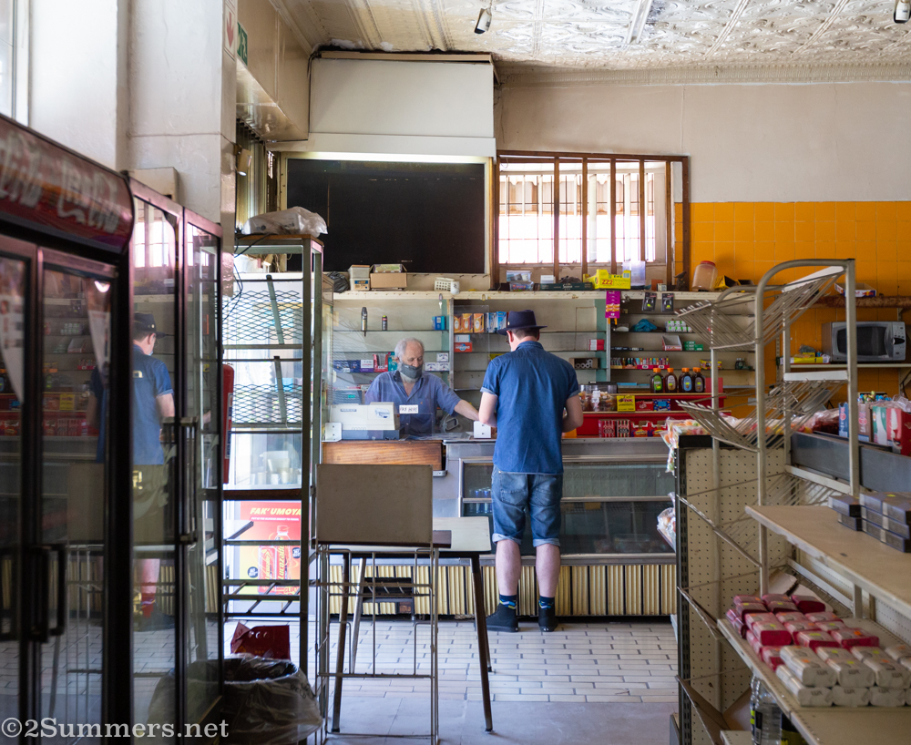 Thorsten placing the order for dagwoods