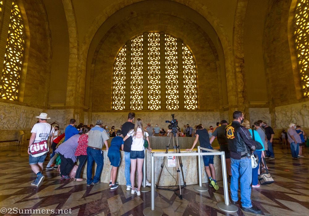 Main hall of the monument