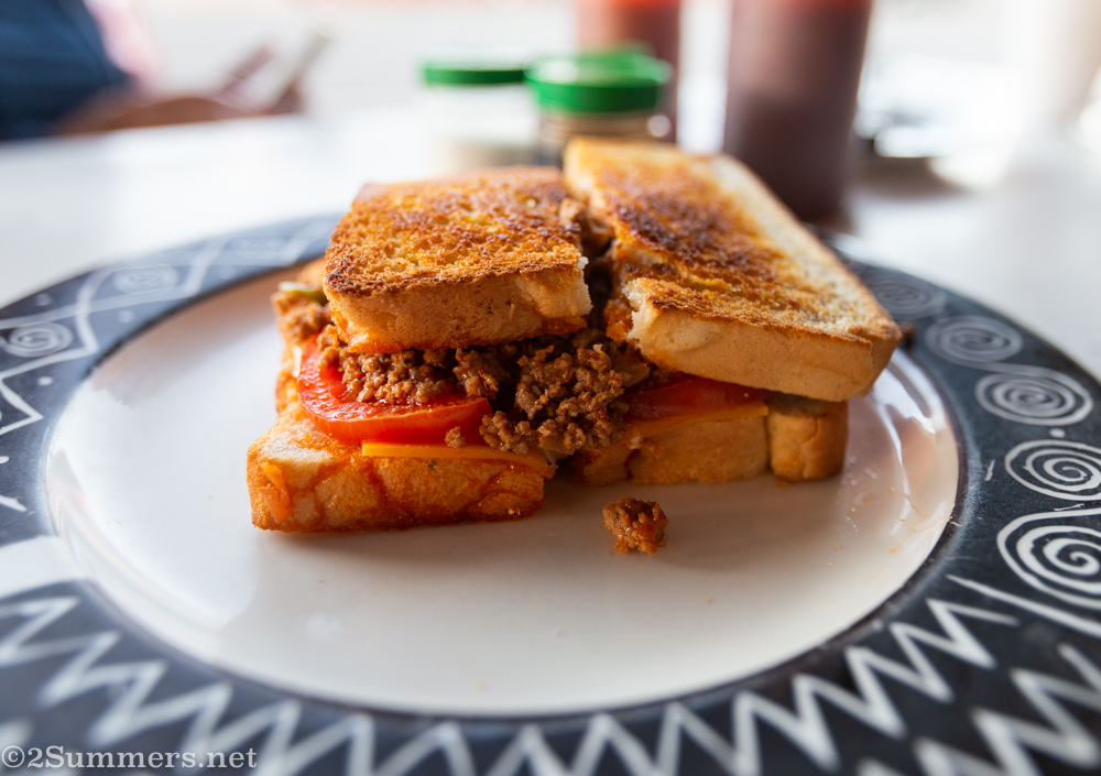 Popeye Spl sandwich from Pure and Cool