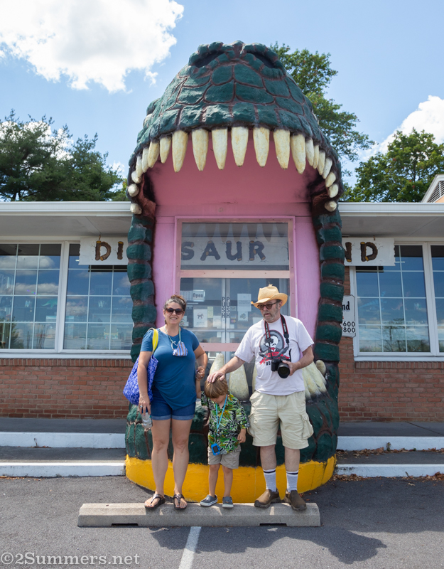 Family at Dinosaur Land