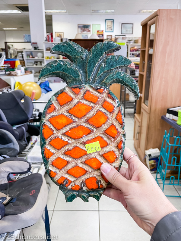 Pineapple key holder from Stepping Stone