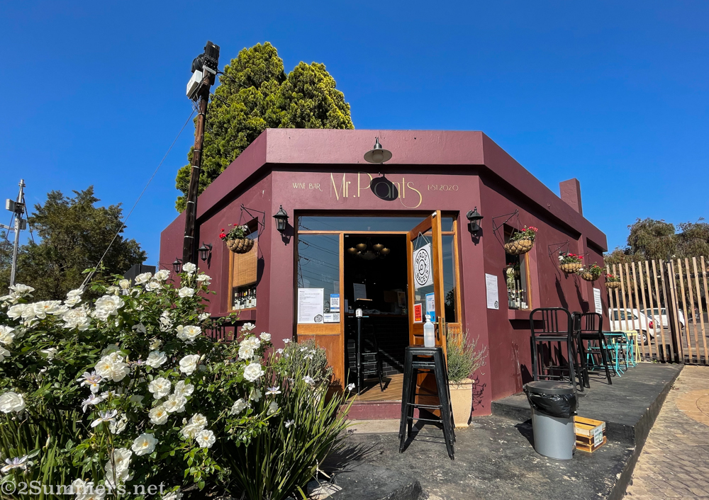 Mr. Pants Wine Bar, also Bird’s Bagels in Blairgowrie