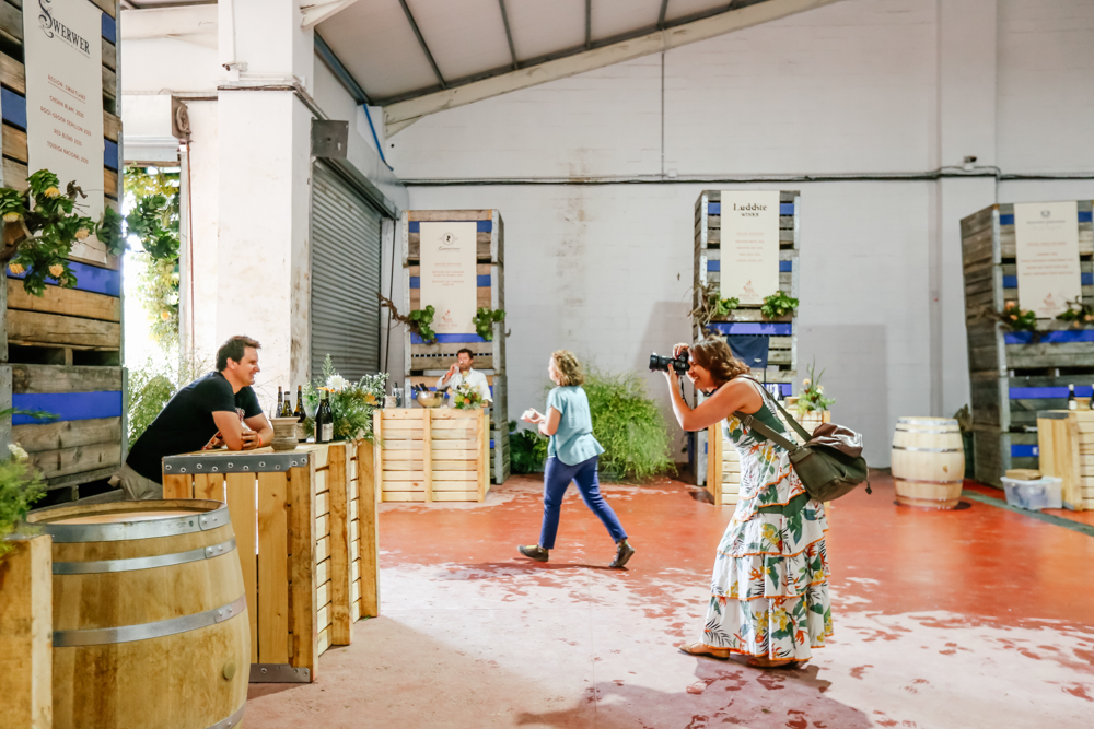 Dee taking pics at Noble Vice