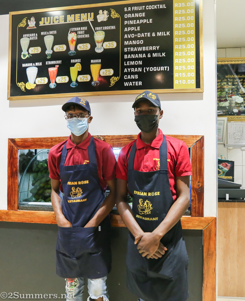 Waiters at Syrian Rose