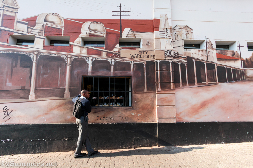 Jozi Mall mural in 2012