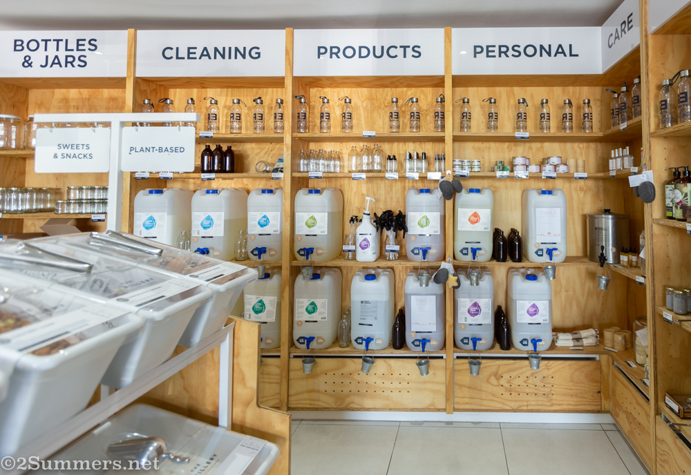 Cleaning and personal care products at the Refillery