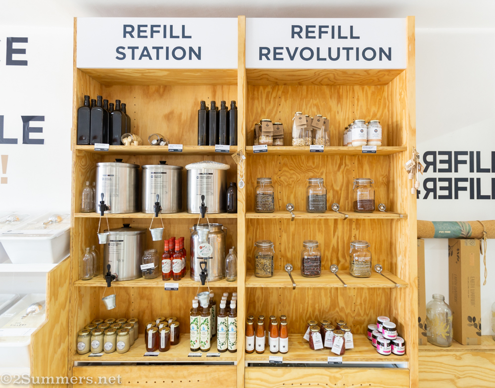 Olive oil, tea, vinegar