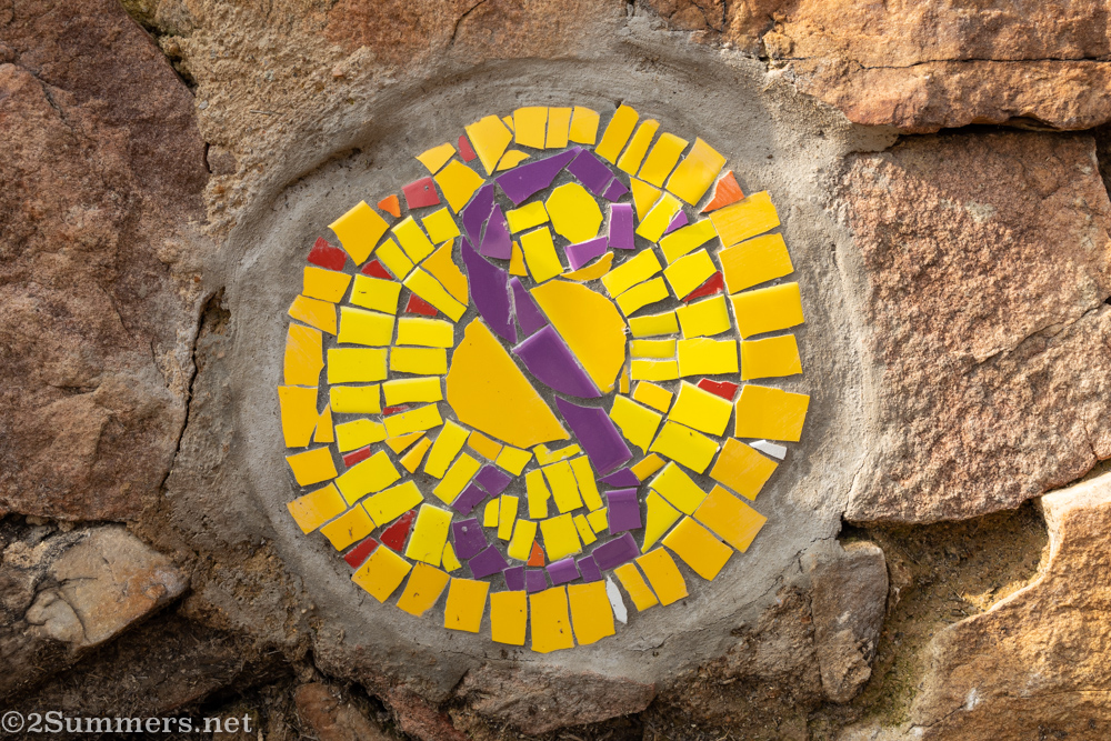 One of four mosaic compass points in the Wilds.