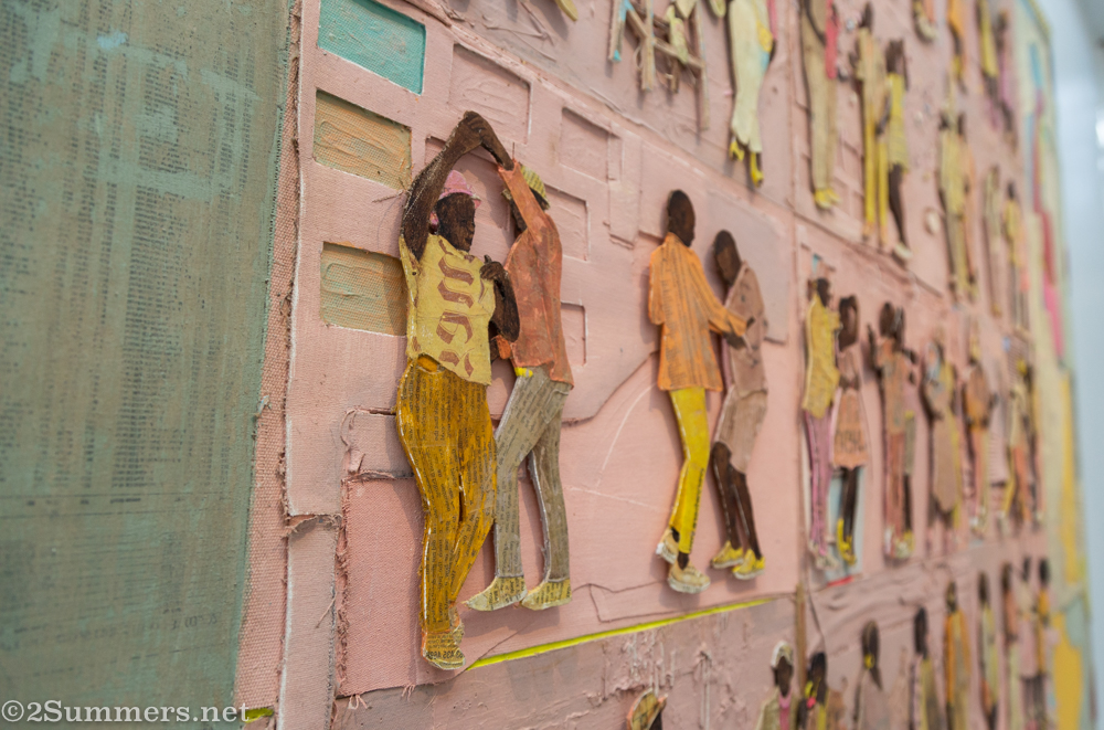 Thonton Kabeya’s sculpted canvas