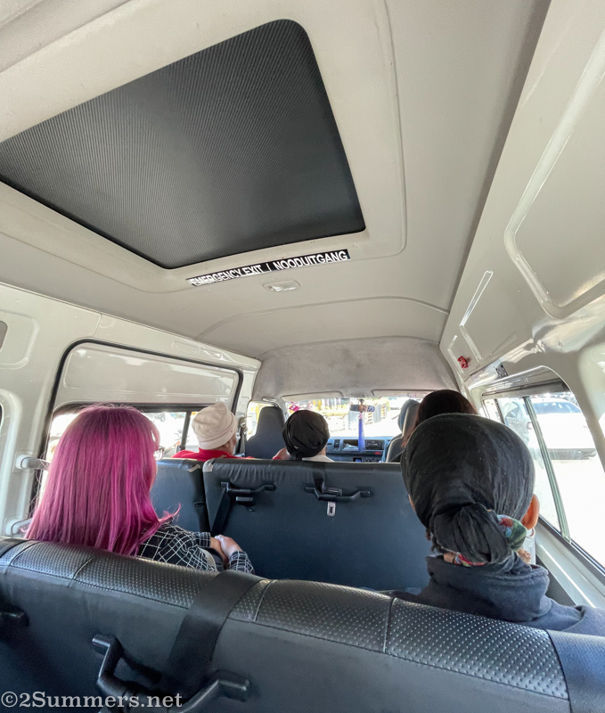Inside a Joburg taxi
