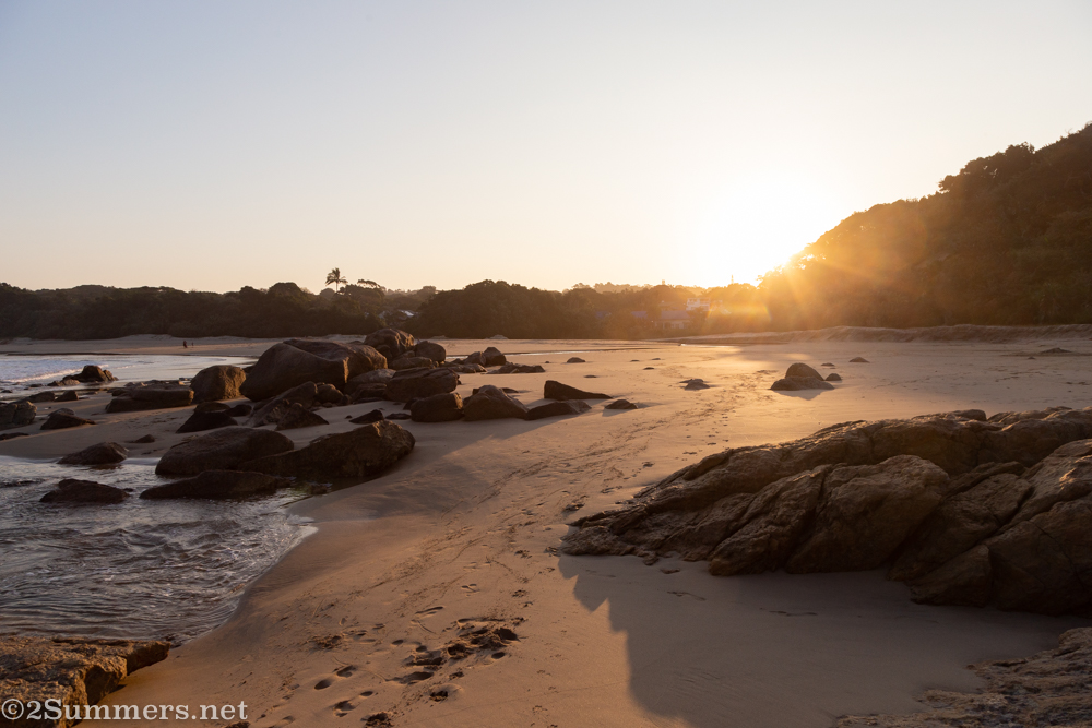 Sunset in Leisure Bay