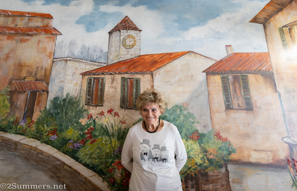 Graziella Giacomazzo in her restaurant