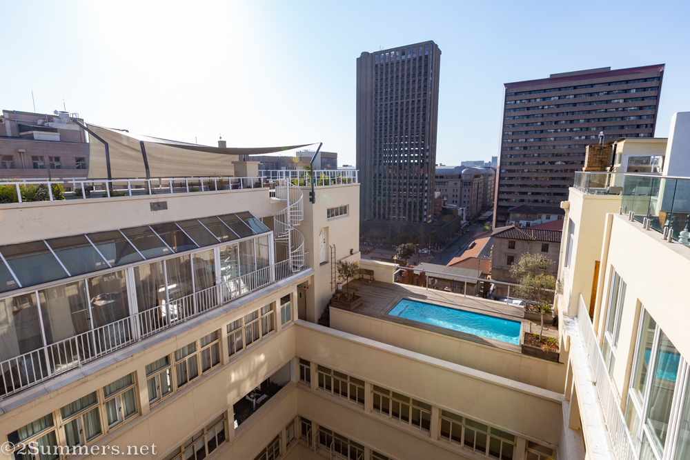 Swimming pool at African Penthouses