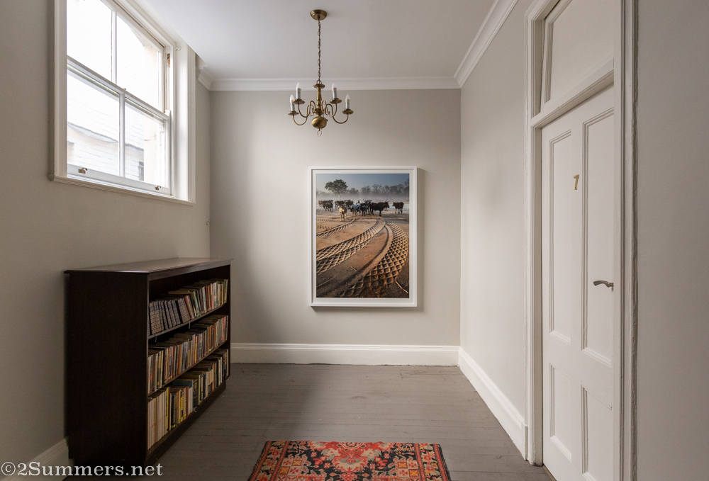 Art outside Room 7 at the Rand Club