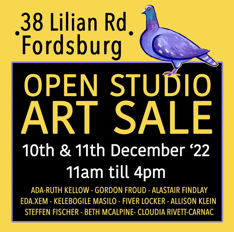 Lilian Road Open Studio announcement