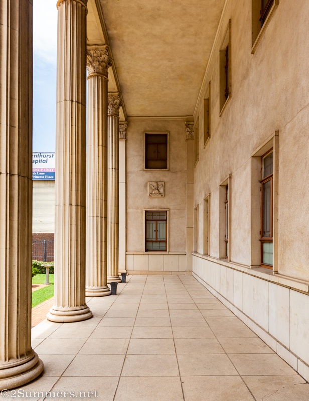 Columns at the Freemasons’ Hall