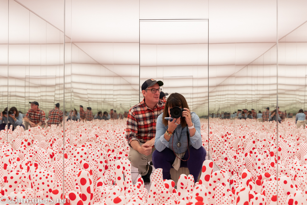 Heather and Thorsten in a sea of phalluses