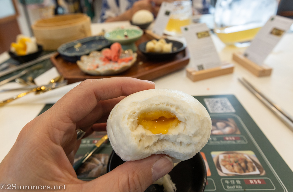Inside the egg buns